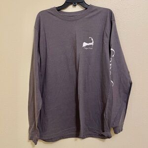Cape Cod Cuffy's Medium - Massachusetts - Gray Long-Sleeved T-Shirt